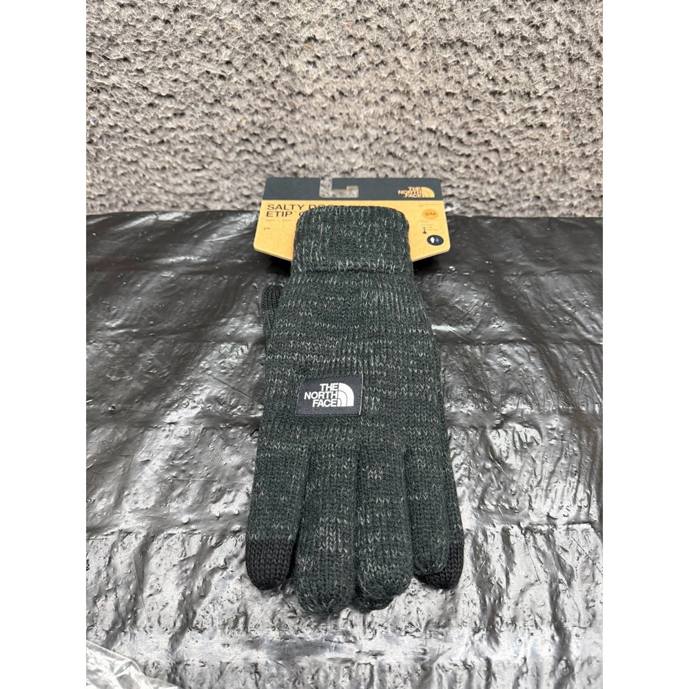 The North Face Salty Dog Acrylic Etip Gloves Black Unisex Size S/M New